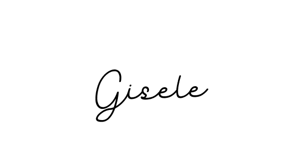 Gisele stylish signature style. Best Handwritten Sign (BallpointsItalic-DORy9) for my name. Handwritten Signature Collection Ideas for my name Gisele. Gisele signature style 11 images and pictures png