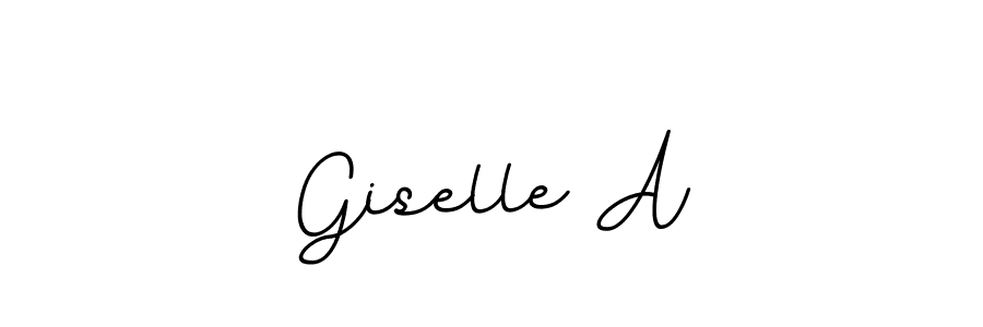 How to Draw Giselle A signature style? BallpointsItalic-DORy9 is a latest design signature styles for name Giselle A. Giselle A signature style 11 images and pictures png
