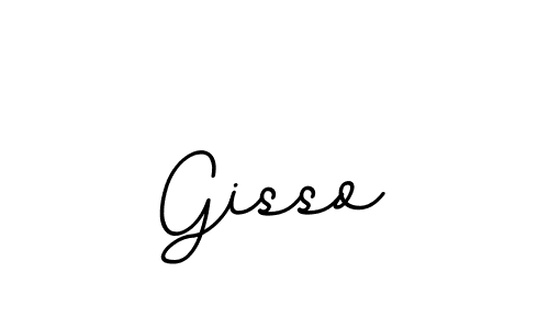 How to make Gisso name signature. Use BallpointsItalic-DORy9 style for creating short signs online. This is the latest handwritten sign. Gisso signature style 11 images and pictures png