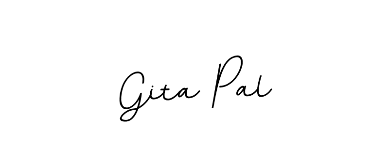 Similarly BallpointsItalic-DORy9 is the best handwritten signature design. Signature creator online .You can use it as an online autograph creator for name Gita Pal. Gita Pal signature style 11 images and pictures png