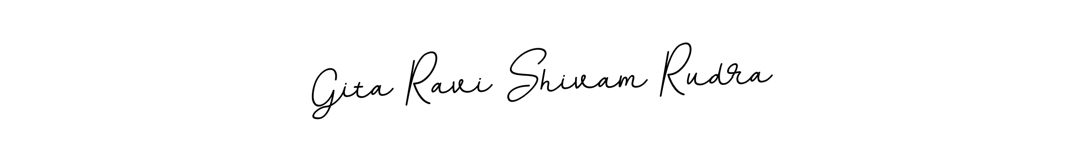 BallpointsItalic-DORy9 is a professional signature style that is perfect for those who want to add a touch of class to their signature. It is also a great choice for those who want to make their signature more unique. Get Gita Ravi Shivam Rudra name to fancy signature for free. Gita Ravi Shivam Rudra signature style 11 images and pictures png