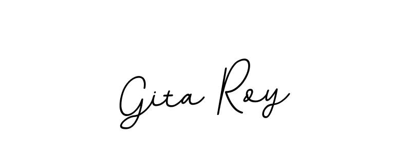 Also You can easily find your signature by using the search form. We will create Gita Roy name handwritten signature images for you free of cost using BallpointsItalic-DORy9 sign style. Gita Roy signature style 11 images and pictures png