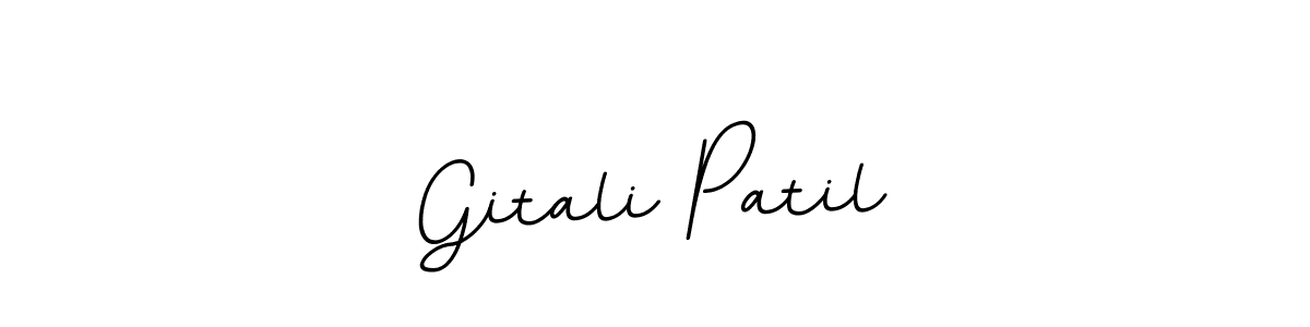 BallpointsItalic-DORy9 is a professional signature style that is perfect for those who want to add a touch of class to their signature. It is also a great choice for those who want to make their signature more unique. Get Gitali Patil name to fancy signature for free. Gitali Patil signature style 11 images and pictures png