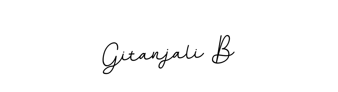 This is the best signature style for the Gitanjali B name. Also you like these signature font (BallpointsItalic-DORy9). Mix name signature. Gitanjali B signature style 11 images and pictures png