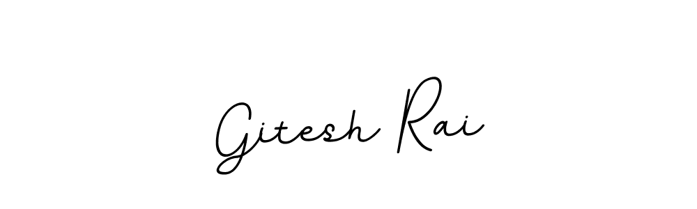 How to make Gitesh Rai signature? BallpointsItalic-DORy9 is a professional autograph style. Create handwritten signature for Gitesh Rai name. Gitesh Rai signature style 11 images and pictures png