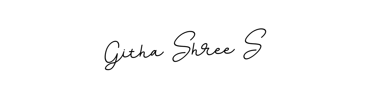 Githa Shree S stylish signature style. Best Handwritten Sign (BallpointsItalic-DORy9) for my name. Handwritten Signature Collection Ideas for my name Githa Shree S. Githa Shree S signature style 11 images and pictures png