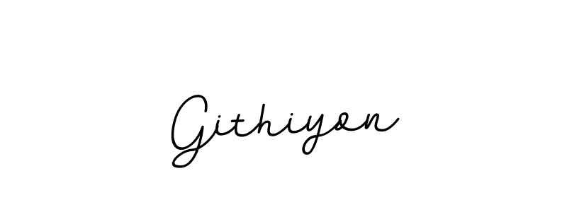 Also we have Githiyon name is the best signature style. Create professional handwritten signature collection using BallpointsItalic-DORy9 autograph style. Githiyon signature style 11 images and pictures png
