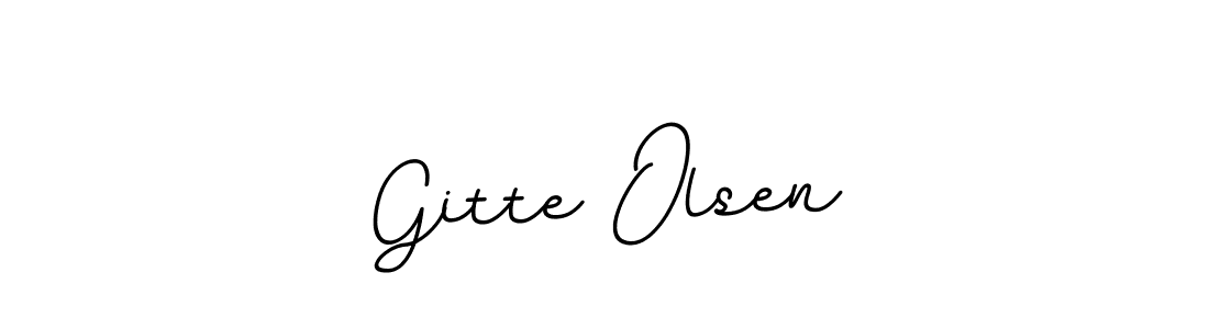 You can use this online signature creator to create a handwritten signature for the name Gitte Olsen. This is the best online autograph maker. Gitte Olsen signature style 11 images and pictures png