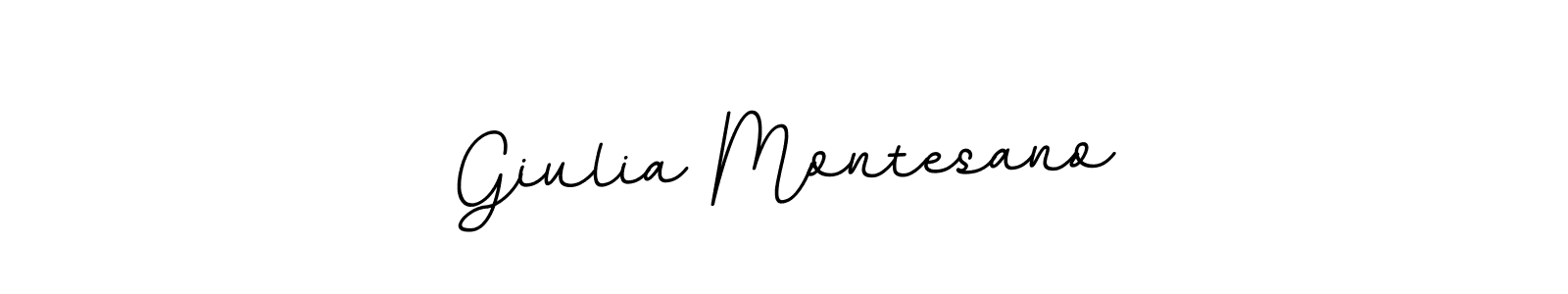 Create a beautiful signature design for name Giulia Montesano. With this signature (BallpointsItalic-DORy9) fonts, you can make a handwritten signature for free. Giulia Montesano signature style 11 images and pictures png