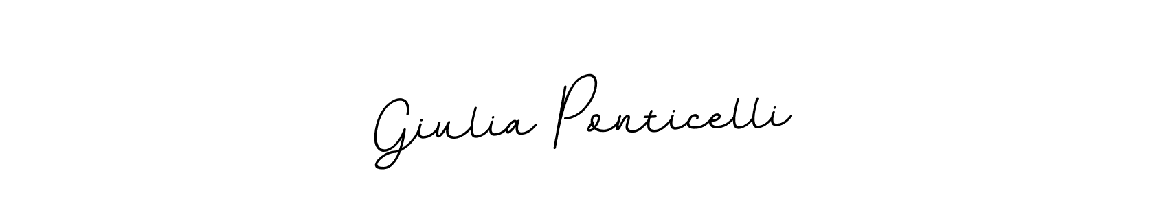 Giulia Ponticelli stylish signature style. Best Handwritten Sign (BallpointsItalic-DORy9) for my name. Handwritten Signature Collection Ideas for my name Giulia Ponticelli. Giulia Ponticelli signature style 11 images and pictures png