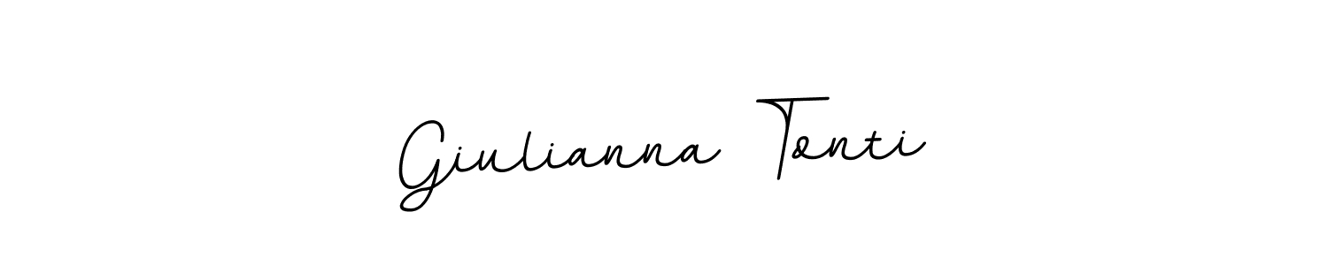 if you are searching for the best signature style for your name Giulianna Tonti. so please give up your signature search. here we have designed multiple signature styles  using BallpointsItalic-DORy9. Giulianna Tonti signature style 11 images and pictures png