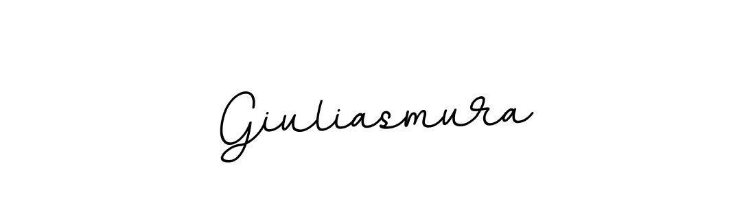 The best way (BallpointsItalic-DORy9) to make a short signature is to pick only two or three words in your name. The name Giuliasmura include a total of six letters. For converting this name. Giuliasmura signature style 11 images and pictures png