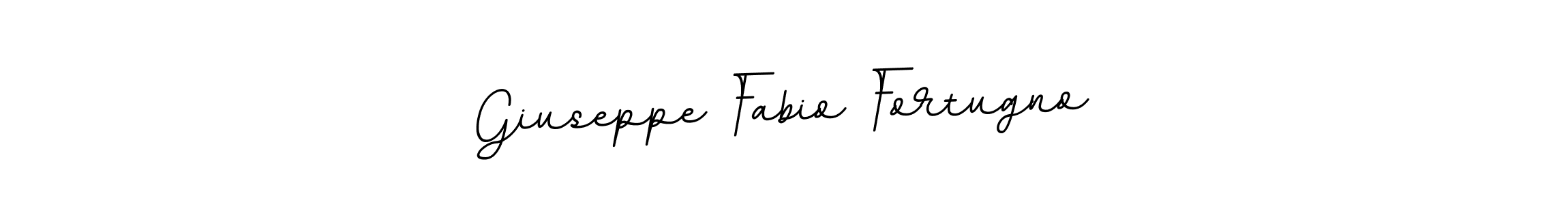 How to make Giuseppe Fabio Fortugno name signature. Use BallpointsItalic-DORy9 style for creating short signs online. This is the latest handwritten sign. Giuseppe Fabio Fortugno signature style 11 images and pictures png