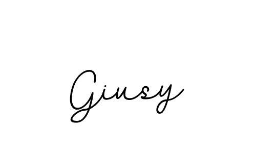 Also we have Giusy name is the best signature style. Create professional handwritten signature collection using BallpointsItalic-DORy9 autograph style. Giusy signature style 11 images and pictures png