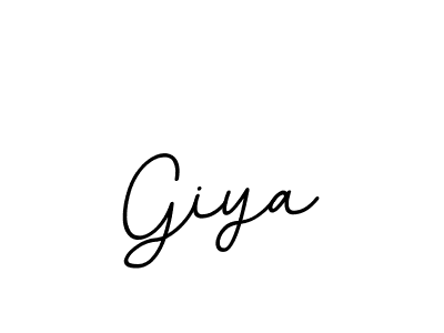Giya stylish signature style. Best Handwritten Sign (BallpointsItalic-DORy9) for my name. Handwritten Signature Collection Ideas for my name Giya. Giya signature style 11 images and pictures png