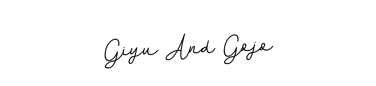 How to make Giyu And Gojo signature? BallpointsItalic-DORy9 is a professional autograph style. Create handwritten signature for Giyu And Gojo name. Giyu And Gojo signature style 11 images and pictures png