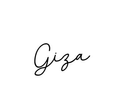 Use a signature maker to create a handwritten signature online. With this signature software, you can design (BallpointsItalic-DORy9) your own signature for name Giza. Giza signature style 11 images and pictures png