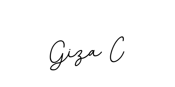 Make a beautiful signature design for name Giza C. With this signature (BallpointsItalic-DORy9) style, you can create a handwritten signature for free. Giza C signature style 11 images and pictures png