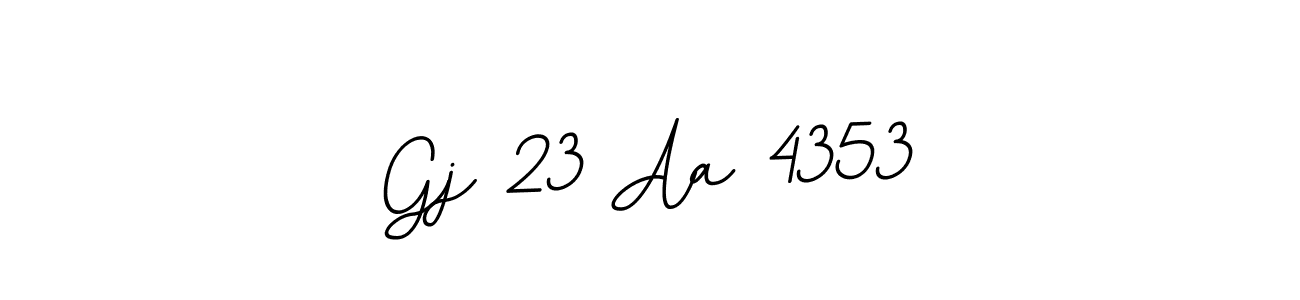 Make a beautiful signature design for name Gj 23 Aa 4353. With this signature (BallpointsItalic-DORy9) style, you can create a handwritten signature for free. Gj 23 Aa 4353 signature style 11 images and pictures png