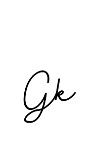 Make a beautiful signature design for name Gk. With this signature (BallpointsItalic-DORy9) style, you can create a handwritten signature for free. Gk signature style 11 images and pictures png