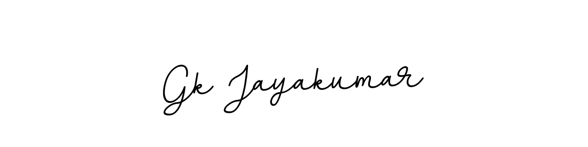 Create a beautiful signature design for name Gk Jayakumar. With this signature (BallpointsItalic-DORy9) fonts, you can make a handwritten signature for free. Gk Jayakumar signature style 11 images and pictures png