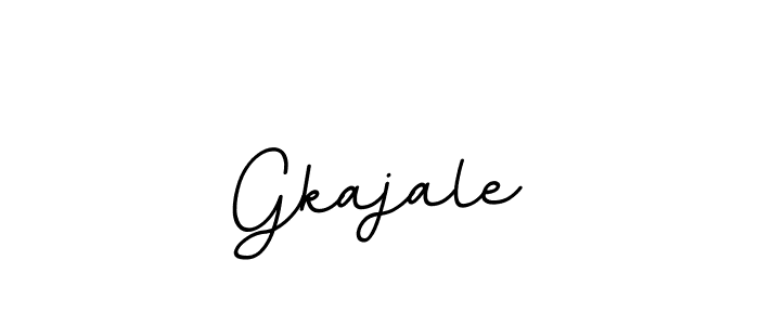 The best way (BallpointsItalic-DORy9) to make a short signature is to pick only two or three words in your name. The name Gkajale include a total of six letters. For converting this name. Gkajale signature style 11 images and pictures png