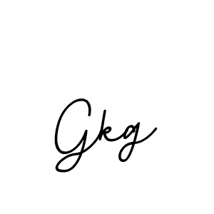 How to make Gkg name signature. Use BallpointsItalic-DORy9 style for creating short signs online. This is the latest handwritten sign. Gkg signature style 11 images and pictures png