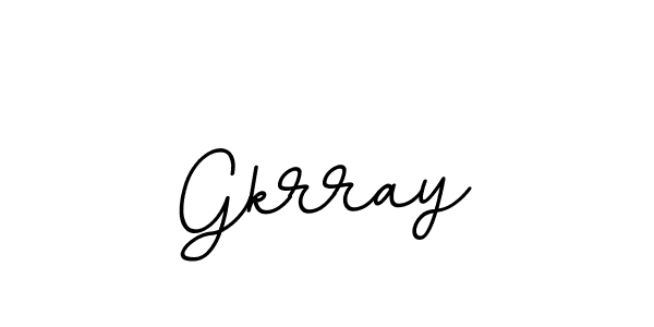 Design your own signature with our free online signature maker. With this signature software, you can create a handwritten (BallpointsItalic-DORy9) signature for name Gkrray. Gkrray signature style 11 images and pictures png