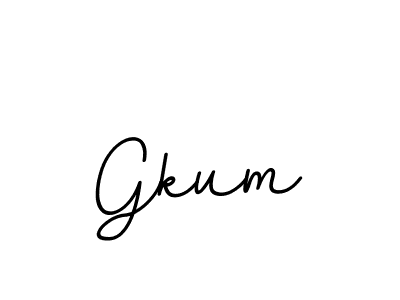 You should practise on your own different ways (BallpointsItalic-DORy9) to write your name (Gkum) in signature. don't let someone else do it for you. Gkum signature style 11 images and pictures png