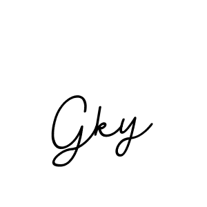 It looks lik you need a new signature style for name Gky. Design unique handwritten (BallpointsItalic-DORy9) signature with our free signature maker in just a few clicks. Gky signature style 11 images and pictures png