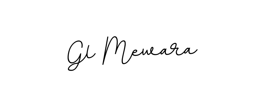How to make Gl Mewara name signature. Use BallpointsItalic-DORy9 style for creating short signs online. This is the latest handwritten sign. Gl Mewara signature style 11 images and pictures png