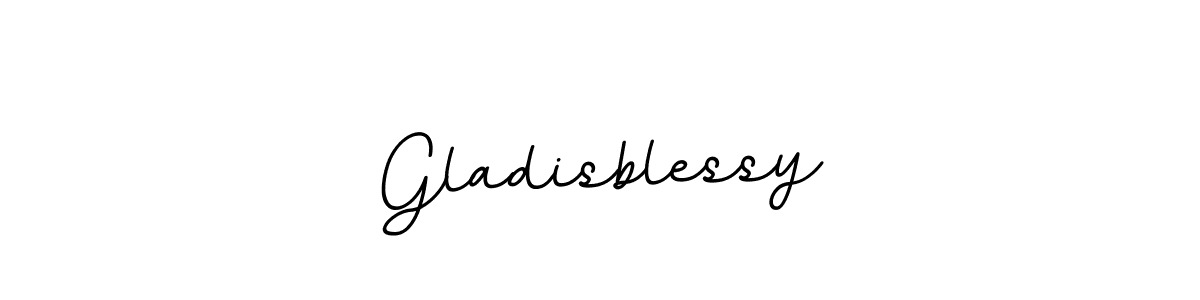Design your own signature with our free online signature maker. With this signature software, you can create a handwritten (BallpointsItalic-DORy9) signature for name Gladisblessy. Gladisblessy signature style 11 images and pictures png