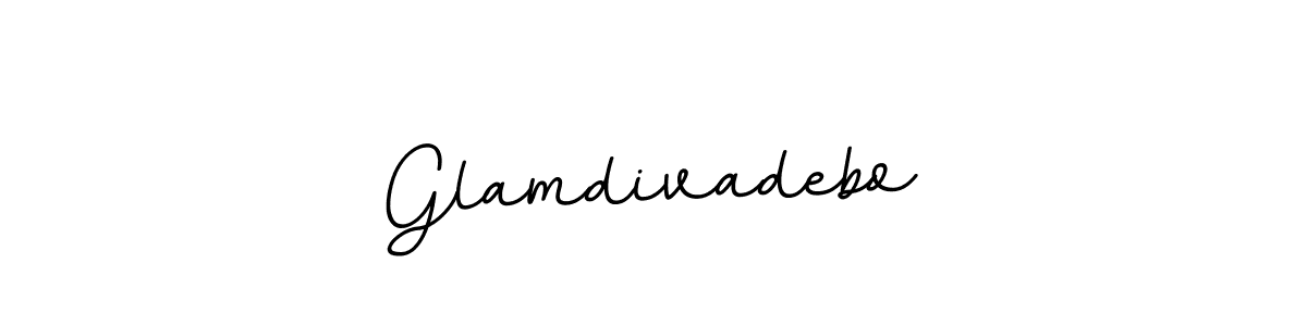 Use a signature maker to create a handwritten signature online. With this signature software, you can design (BallpointsItalic-DORy9) your own signature for name Glamdivadebo. Glamdivadebo signature style 11 images and pictures png