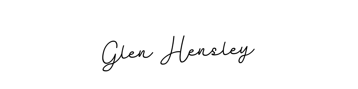 You should practise on your own different ways (BallpointsItalic-DORy9) to write your name (Glen Hensley) in signature. don't let someone else do it for you. Glen Hensley signature style 11 images and pictures png