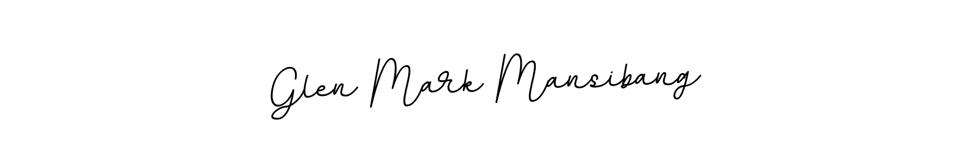 Once you've used our free online signature maker to create your best signature BallpointsItalic-DORy9 style, it's time to enjoy all of the benefits that Glen Mark Mansibang name signing documents. Glen Mark Mansibang signature style 11 images and pictures png