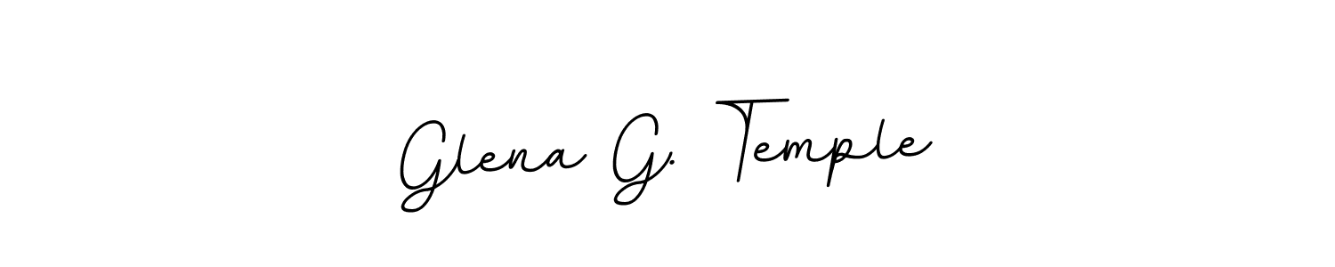 if you are searching for the best signature style for your name Glena G. Temple. so please give up your signature search. here we have designed multiple signature styles  using BallpointsItalic-DORy9. Glena G. Temple signature style 11 images and pictures png