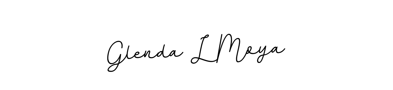 How to Draw Glenda L Moya signature style? BallpointsItalic-DORy9 is a latest design signature styles for name Glenda L Moya. Glenda L Moya signature style 11 images and pictures png