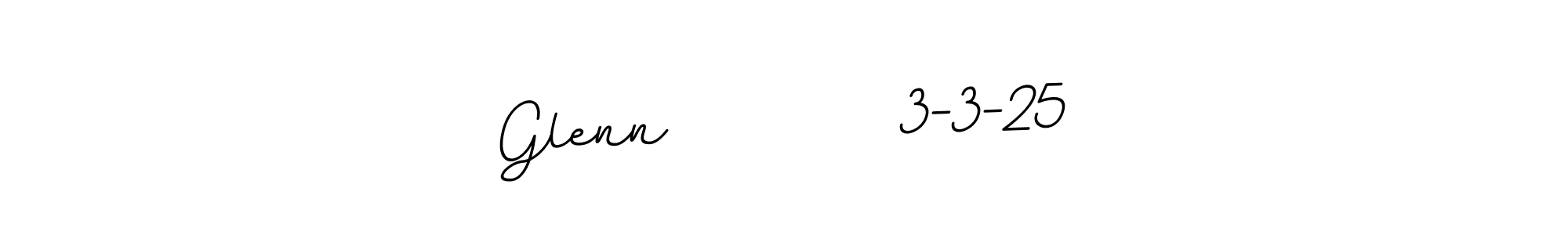 Make a short Glenn         3-3-25 signature style. Manage your documents anywhere anytime using BallpointsItalic-DORy9. Create and add eSignatures, submit forms, share and send files easily. Glenn         3-3-25 signature style 11 images and pictures png