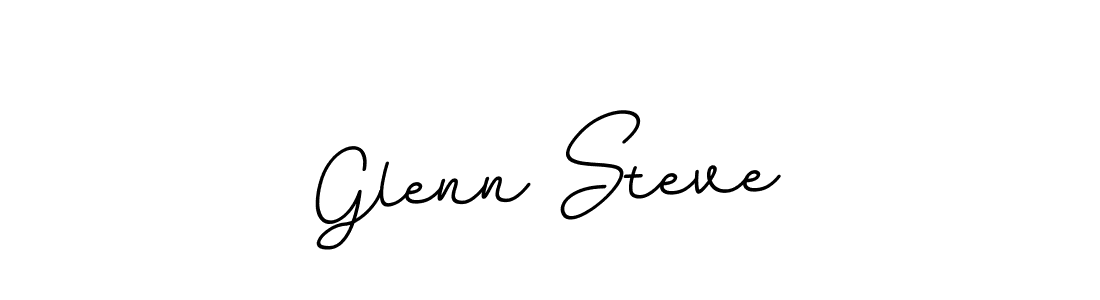 Use a signature maker to create a handwritten signature online. With this signature software, you can design (BallpointsItalic-DORy9) your own signature for name Glenn Steve. Glenn Steve signature style 11 images and pictures png