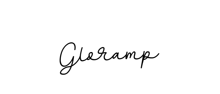 Make a beautiful signature design for name Gloramp. With this signature (BallpointsItalic-DORy9) style, you can create a handwritten signature for free. Gloramp signature style 11 images and pictures png