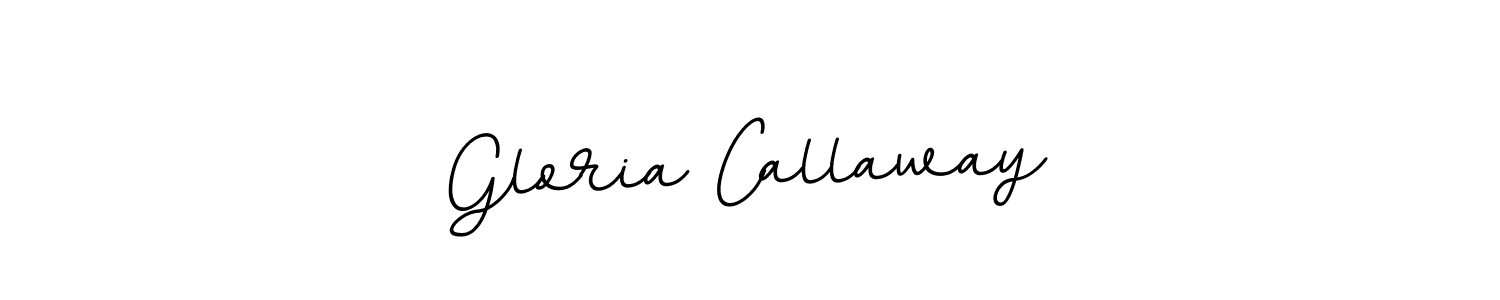 How to make Gloria Callaway name signature. Use BallpointsItalic-DORy9 style for creating short signs online. This is the latest handwritten sign. Gloria Callaway signature style 11 images and pictures png