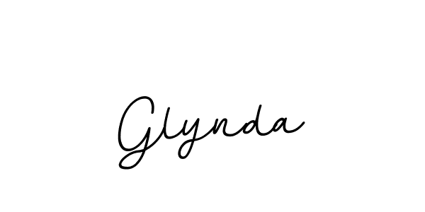 Use a signature maker to create a handwritten signature online. With this signature software, you can design (BallpointsItalic-DORy9) your own signature for name Glynda. Glynda signature style 11 images and pictures png