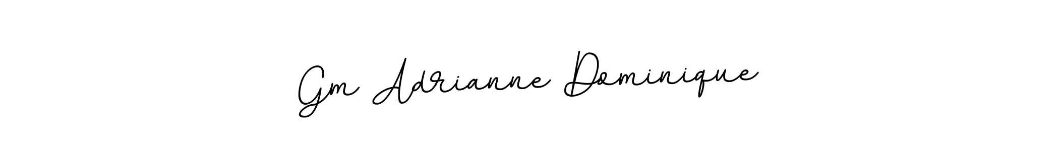 Make a short Gm Adrianne Dominique signature style. Manage your documents anywhere anytime using BallpointsItalic-DORy9. Create and add eSignatures, submit forms, share and send files easily. Gm Adrianne Dominique signature style 11 images and pictures png