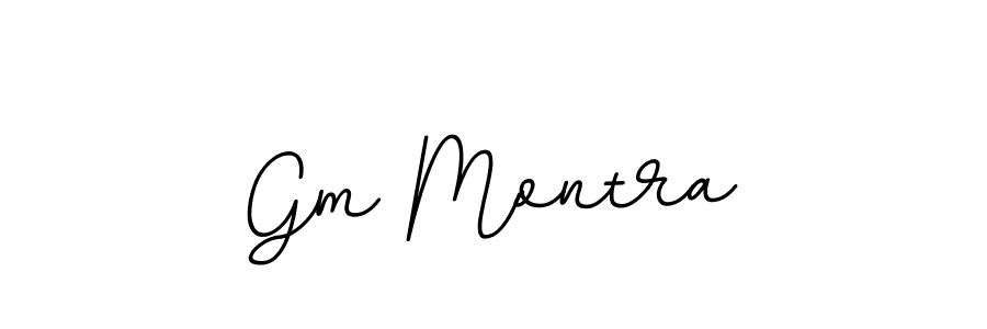 It looks lik you need a new signature style for name Gm Montra. Design unique handwritten (BallpointsItalic-DORy9) signature with our free signature maker in just a few clicks. Gm Montra signature style 11 images and pictures png