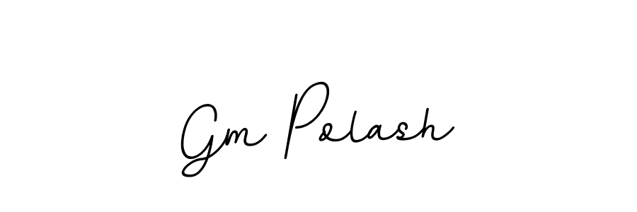 You should practise on your own different ways (BallpointsItalic-DORy9) to write your name (Gm Polash) in signature. don't let someone else do it for you. Gm Polash signature style 11 images and pictures png