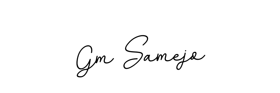 Check out images of Autograph of Gm Samejo name. Actor Gm Samejo Signature Style. BallpointsItalic-DORy9 is a professional sign style online. Gm Samejo signature style 11 images and pictures png