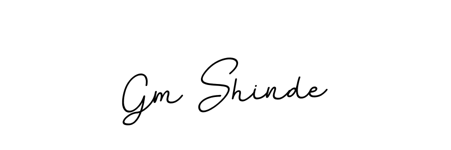 Create a beautiful signature design for name Gm Shinde. With this signature (BallpointsItalic-DORy9) fonts, you can make a handwritten signature for free. Gm Shinde signature style 11 images and pictures png