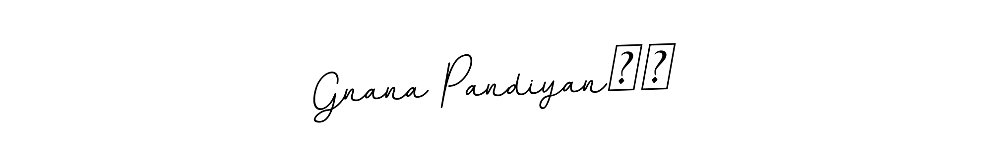 How to make Gnana Pandiyan❤️ name signature. Use BallpointsItalic-DORy9 style for creating short signs online. This is the latest handwritten sign. Gnana Pandiyan❤️ signature style 11 images and pictures png