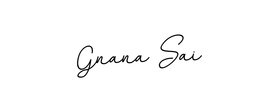 Make a beautiful signature design for name Gnana Sai. Use this online signature maker to create a handwritten signature for free. Gnana Sai signature style 11 images and pictures png