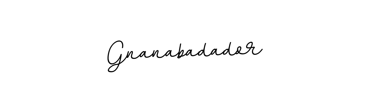 if you are searching for the best signature style for your name Gnanabadador. so please give up your signature search. here we have designed multiple signature styles  using BallpointsItalic-DORy9. Gnanabadador signature style 11 images and pictures png